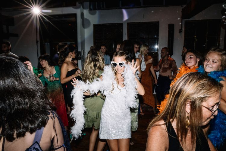 Fun, playful party vibe, great energy